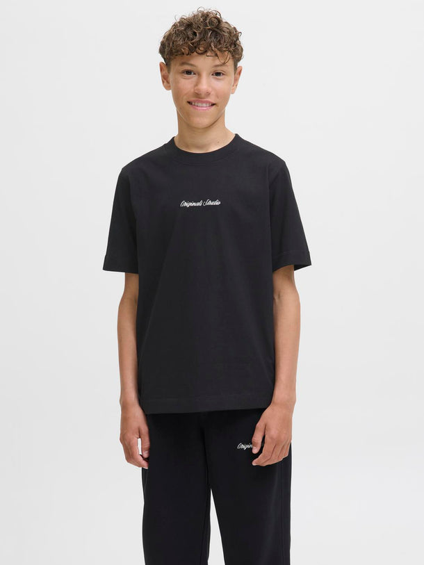 Product CAMISETA RELAXED BORDADA NORREBRO JNR - Black - Image 1