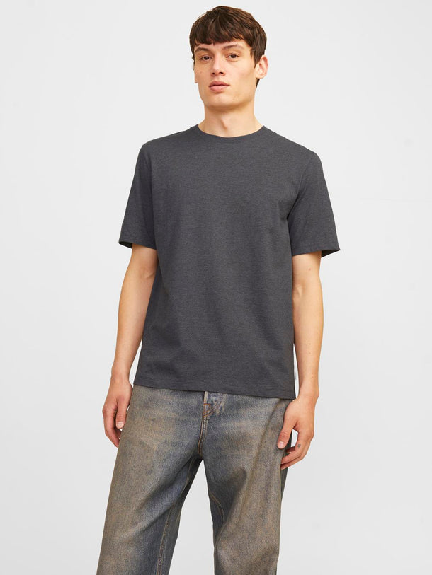 Product CAMISETA REGULAR ORGANIC-Dark Grey Melange - Image 1