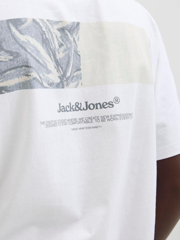 Product CAMISETA SPLIT CREW - Bright White - Image 3