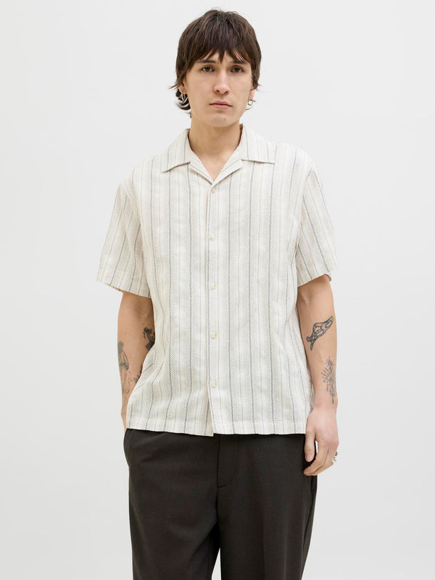Product CAMISA DE LINO MANGA CORTA WILLIAM - Whitecap Gray - Image 4