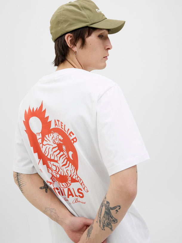 Product CAMISETA LOOSE ESTAMPADA BELLAGIO - Bright White - Image 6