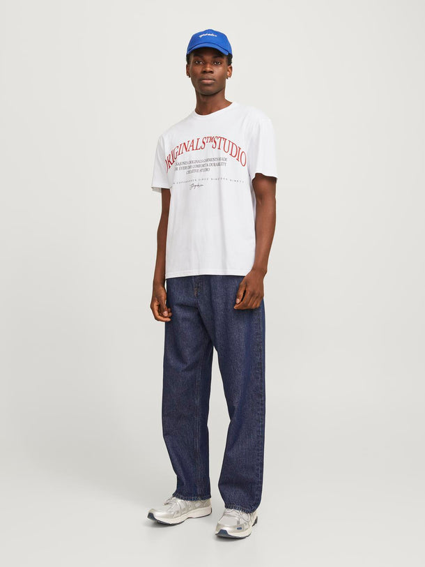 Product CAMISETA FREDERIKSBERG - Bright White Print:SCAN - Image 4