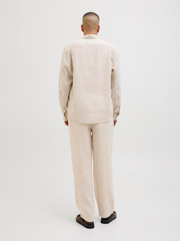 Product PANTALON CHINO LINO KARL-Silver Lining - Image 7