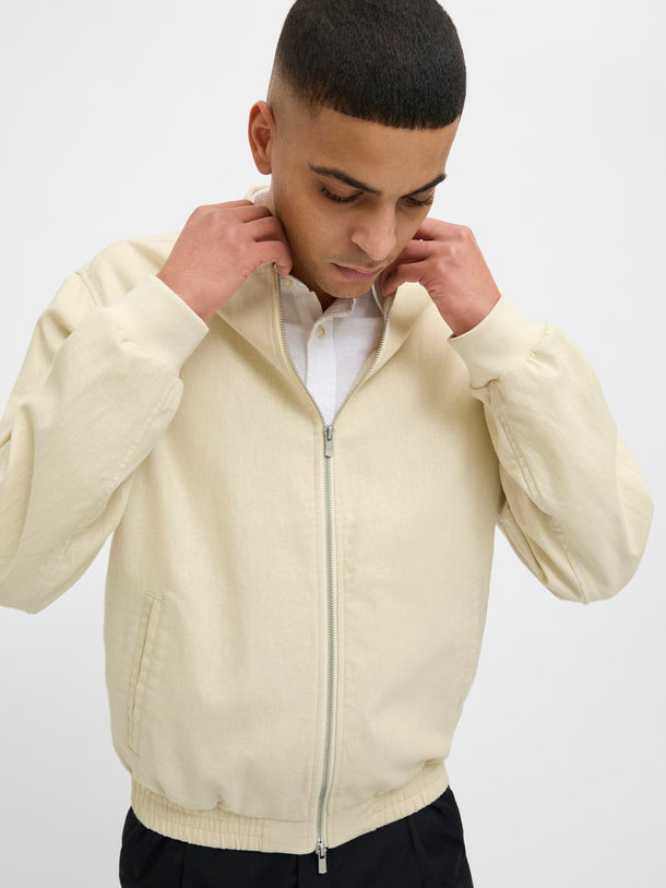 Product CAMPERA DE LINO LEISTER-Whitecap Gray - Image 6
