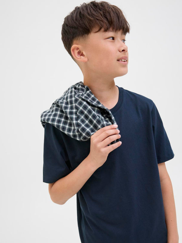 Product CAMISETA REGULAR ORGANIC JNR-Navy Blazer - Image 3