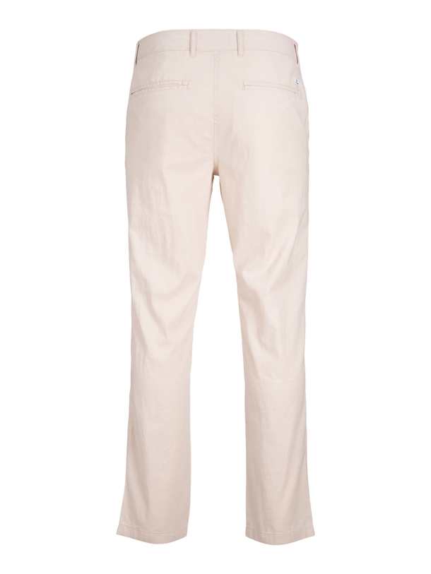 Product PANTALÓN CHINO REGULAR TIRO MEDIO DE LINO OLLIE-Moonbeam - Image 5