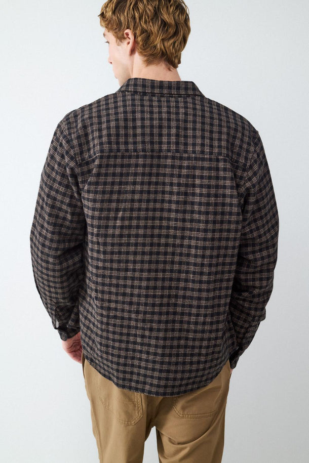 Product CAMISA MANGA LARGA FRANELA -Black Bean - Image 3
