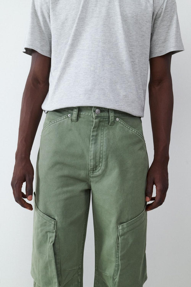 Product PANTALÓN CARGO STRAIGHT BMK-Beige - Image 4