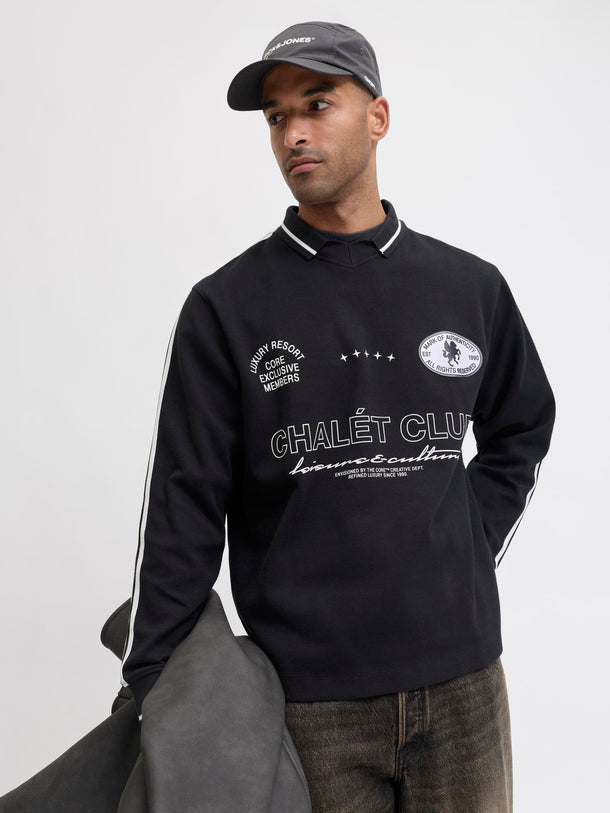 Product BUZO LOOSE FÚTBOL - Black - Image 3