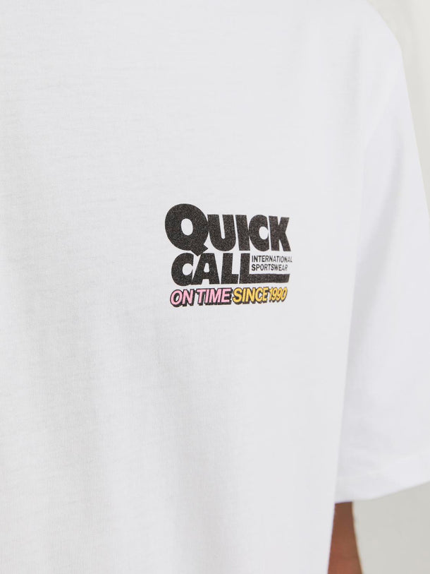 Product CAMISETA SALON - Bright White Print:RUNNING RABBIT - Image 3