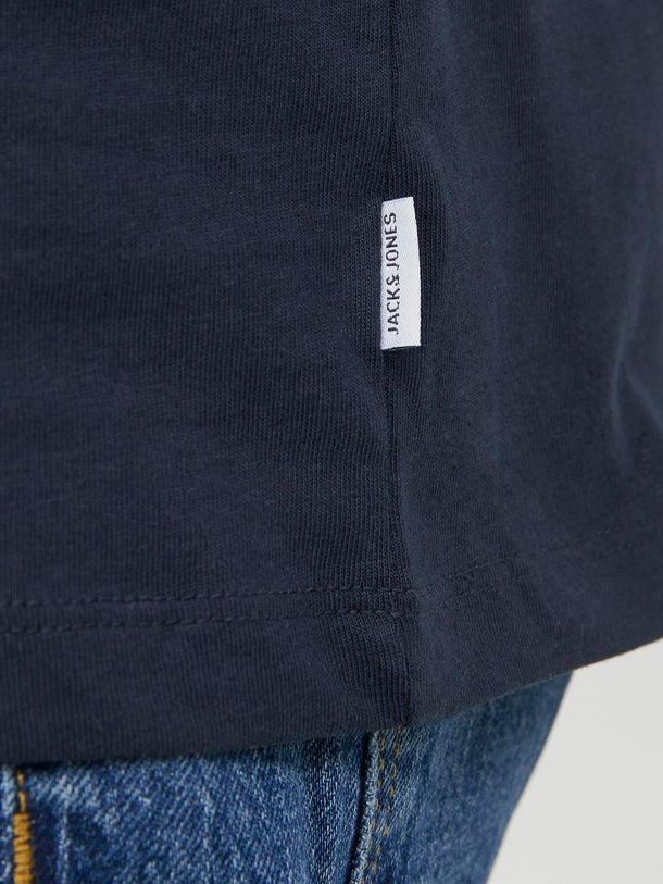 Product CAMISETA ORGANIC - Navy Blazer Detail:SLIM - Image 3