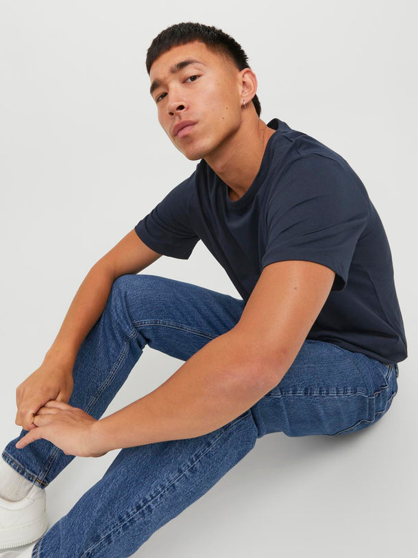 Product CAMISETA ORGANIC - Navy Blazer Detail:SLIM - Image 7