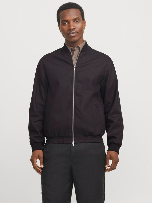 Product CAMPERA BOMBER DE LINO LEISTER - Black - Image 13