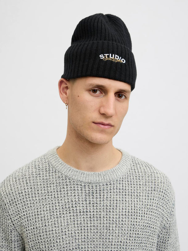 Product GORRO TEJIDO BORDADO BALLACK-Black - Image 2