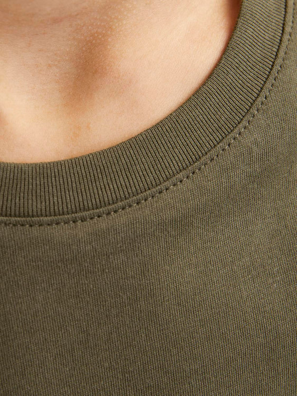 Product CAMISETA REGULAR ORGANIC JNR-Olive Night - Image 7