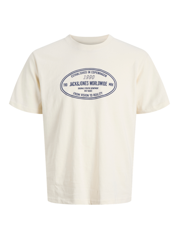 Product CAMISETA RELAXED YORK-Antique White - Image 1