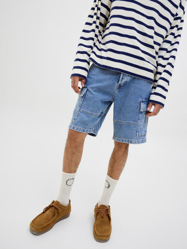 Product SHORT ALEX CARGO 888-Light Blue Denim - Image 6