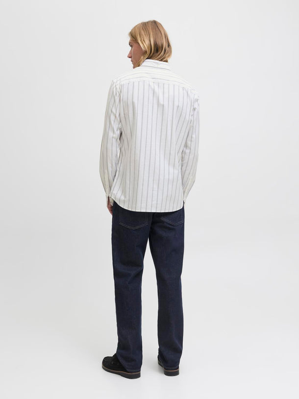 Product CAMISA BROOK OXFORD-Cloud Dancer Stripes:SLIM FIT - Image 3