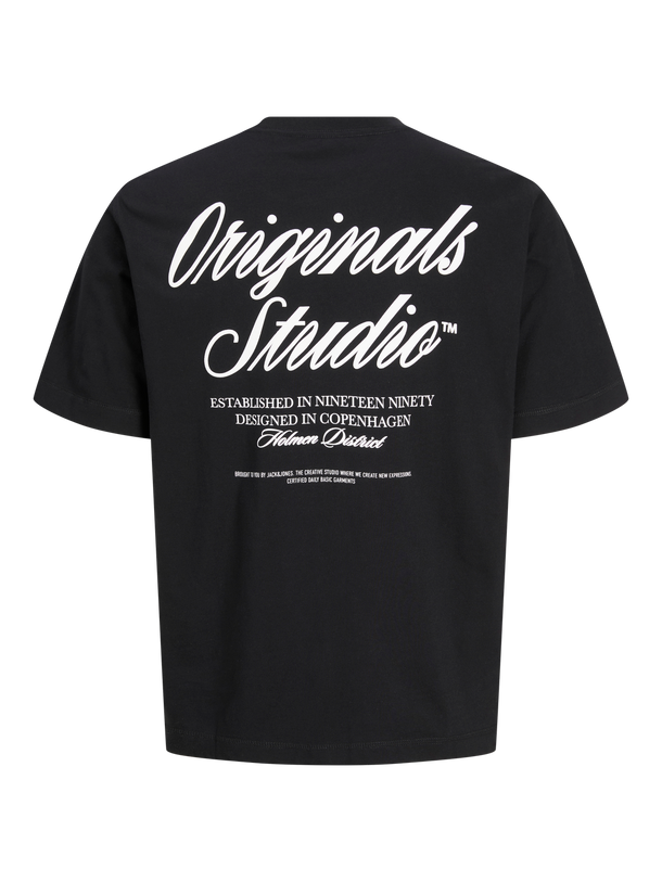 Product CAMISETA LOOSE ESTAMPADA NORREBRO-Black - Image 6