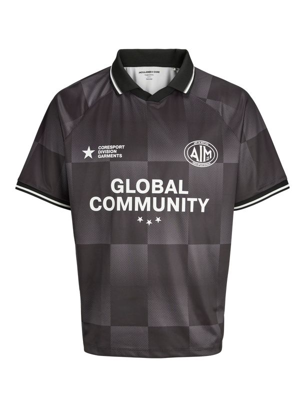 Product CAMISETA LOOSE POLO FÚTBOL-Black - Image 1