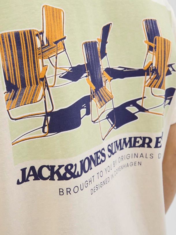 Product CAMISETA RELAXED ESTAMPADA TAVIRA - Antique White - Image 3