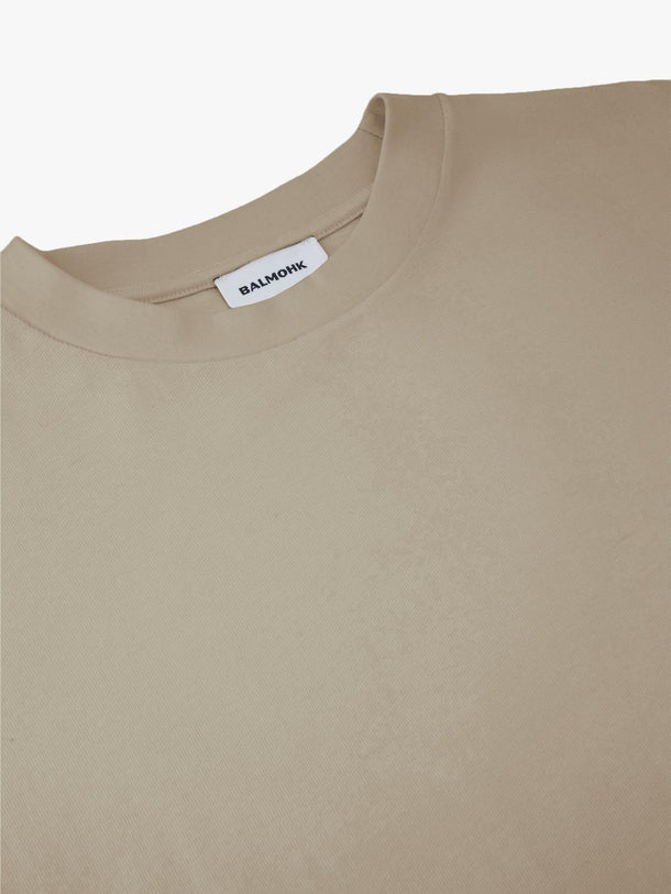 Product CAMISETA RELAXED MANGA CORTA BMK-Beige - Image 1