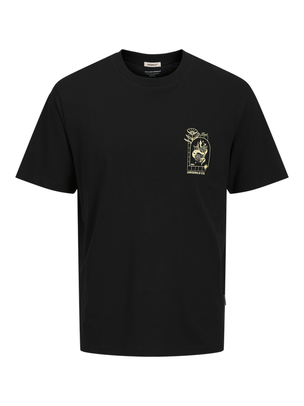 Product CAMISETA LOOSE ESTAMPADA BELLAGIO - Black - Image 2