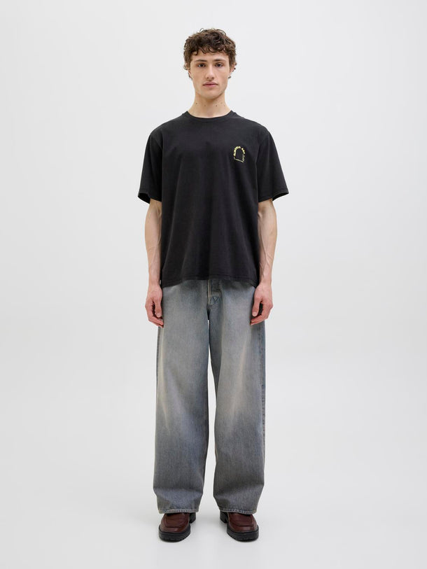 Product CAMISETA RELAXED ESTAMPADA ALMERIA - Black - Image 6