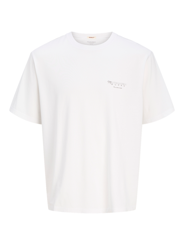 Product CAMISETA RELAXED ESTAMPADA ALMERIA - Bright White - Image 2